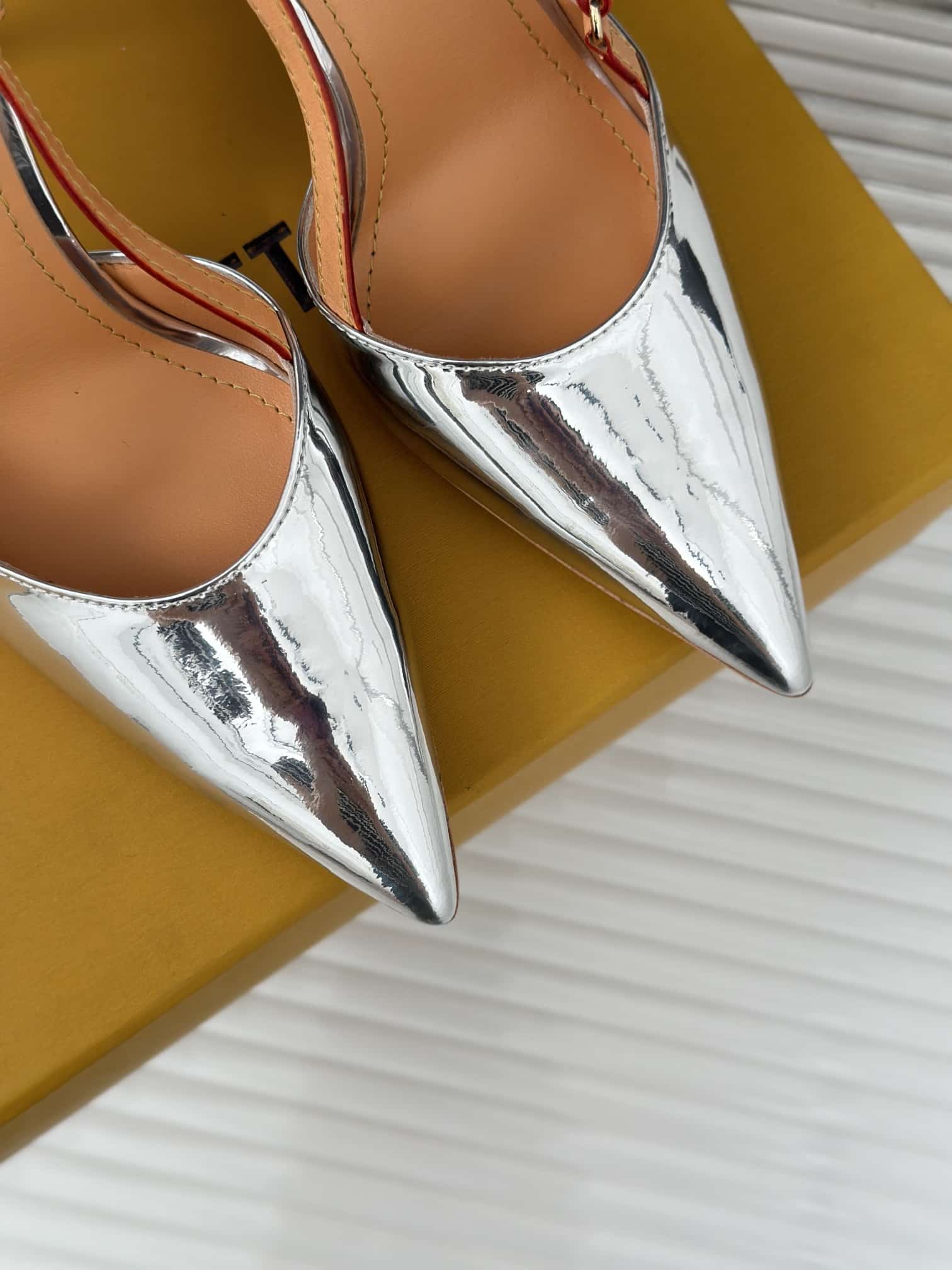 Louis Vuitton Blossom Slingback Pump Silver