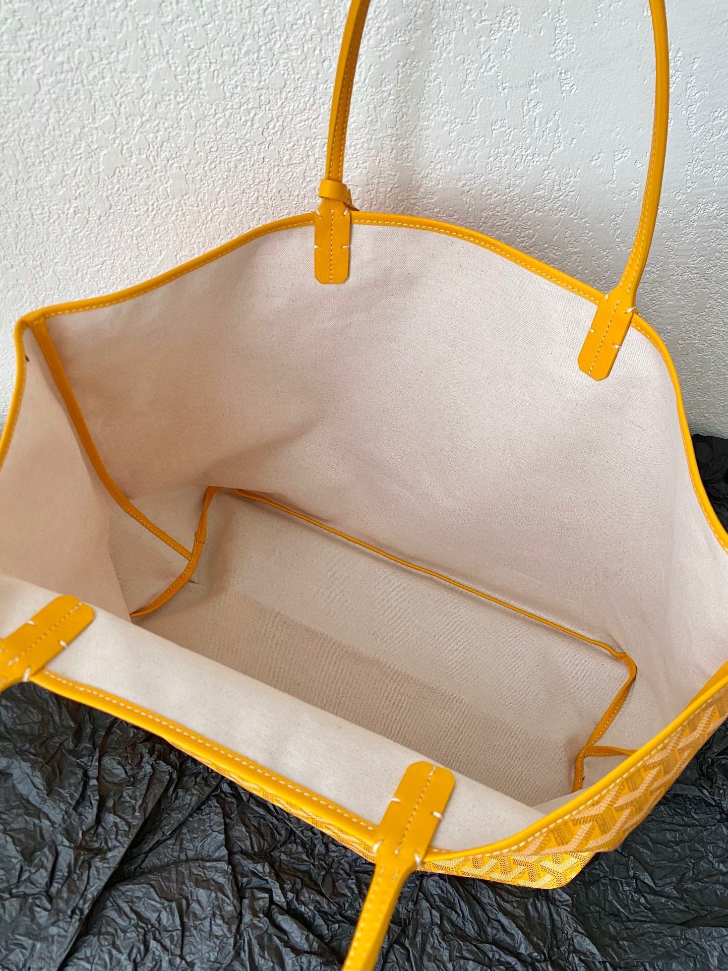Goyard Saint Louis Gm 40Cm Yellow Canvas