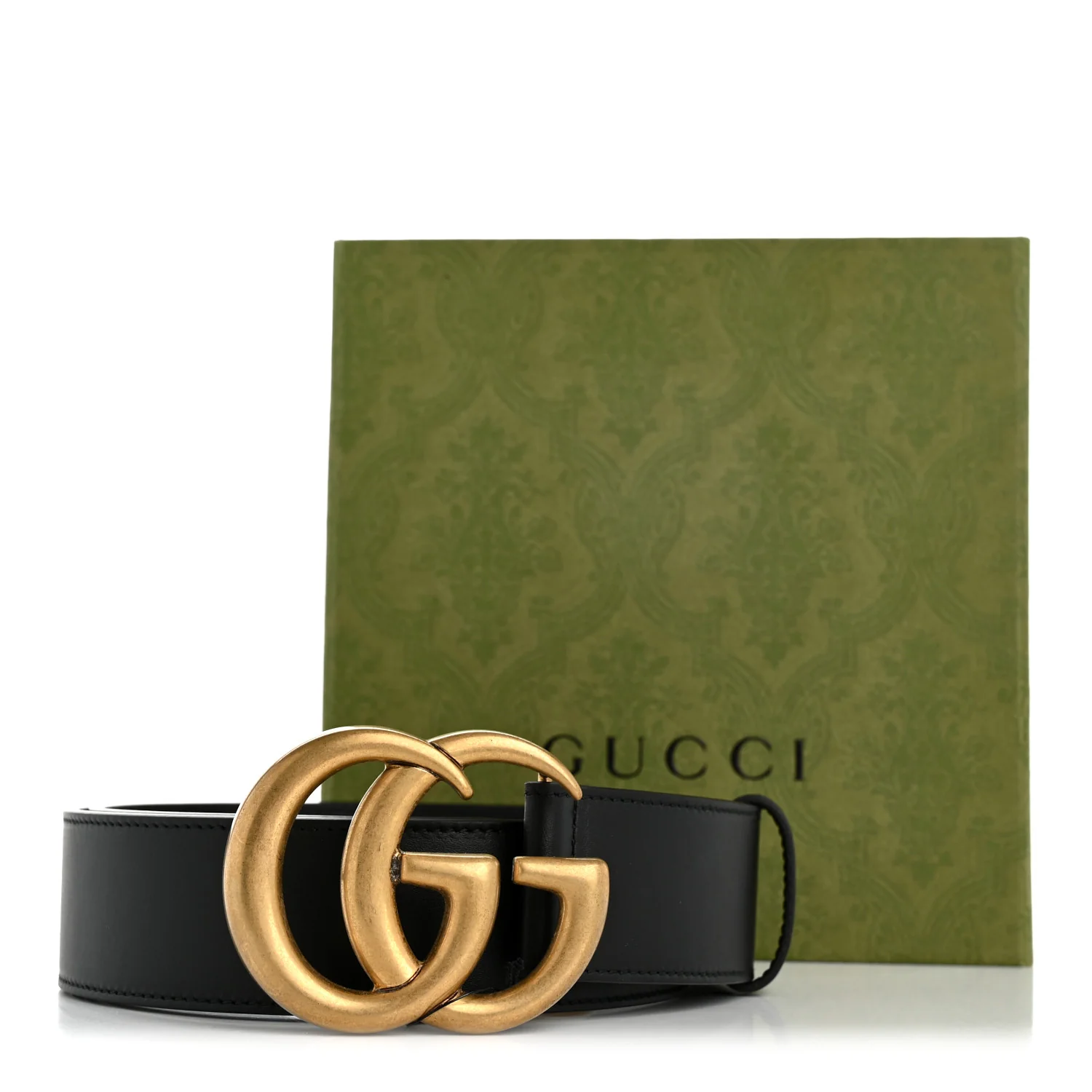 Calfskin Double G 40mm Belt 80 32 Black