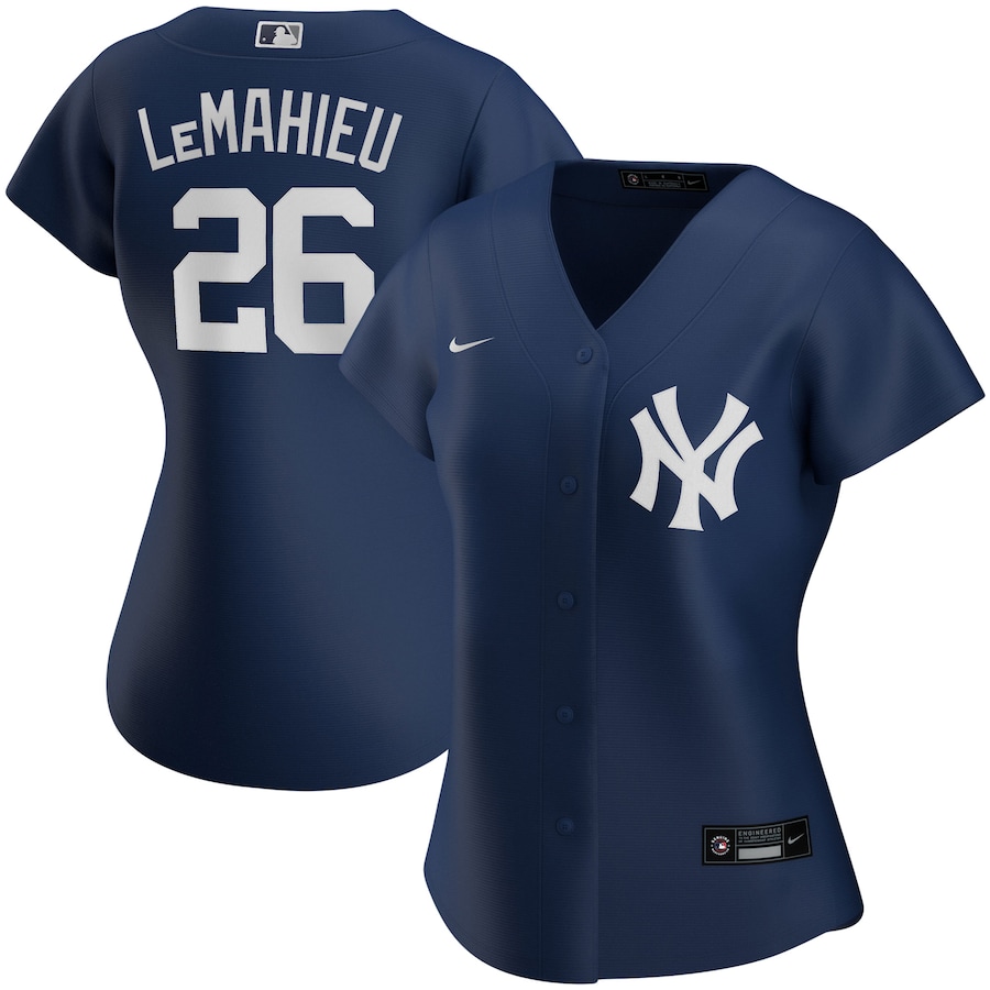 DJ LeMahieu New York Yankees Women's Alternate Player Jersey Navy