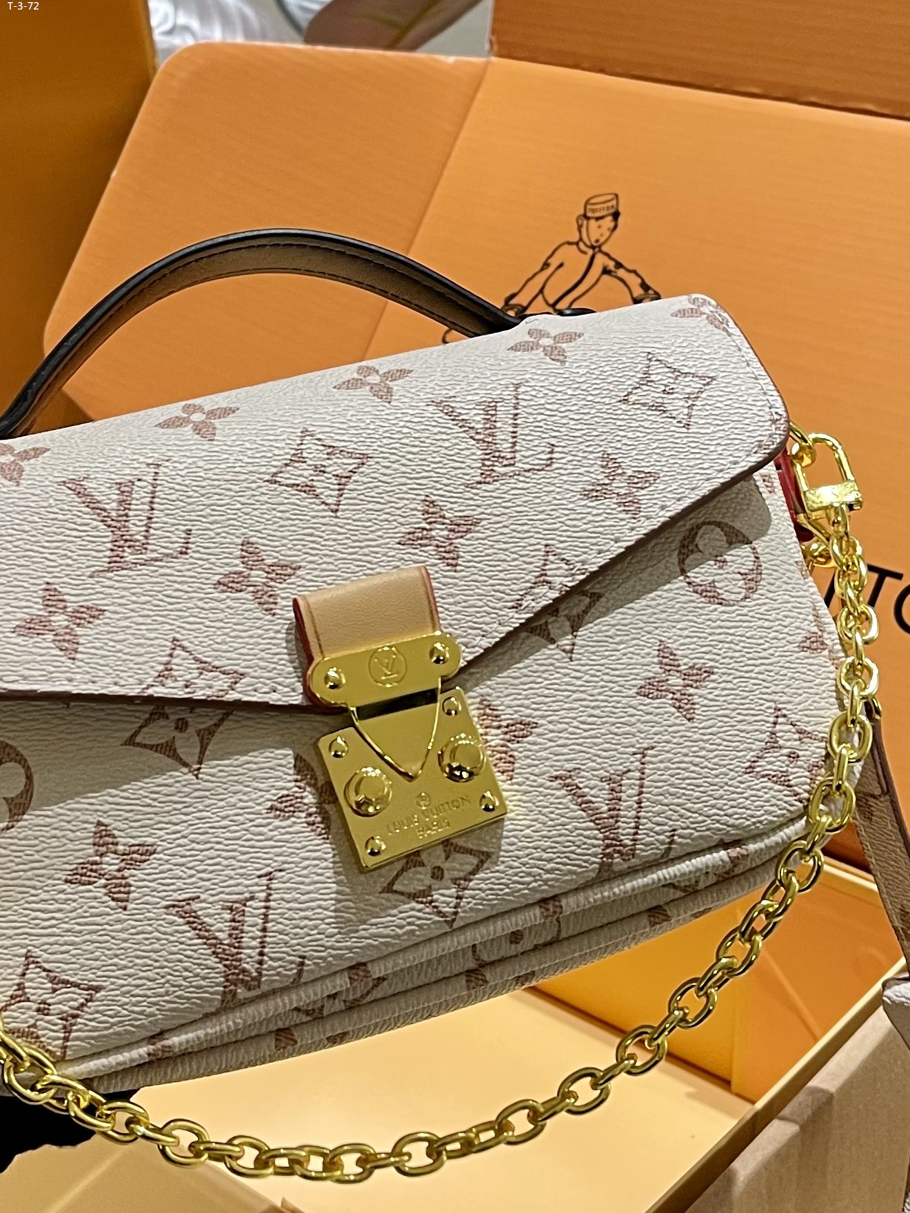 Louis Vuitton Pochette M Tis East West Monogram Canvas 21Cm M46914
