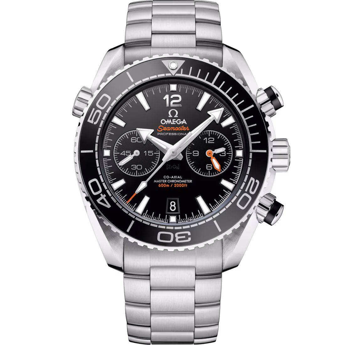 Omega Seamaster Planet Ocean 600M 45.5mm Black Dial Stainless Steel Bracelet 215.30.46.51.01.001