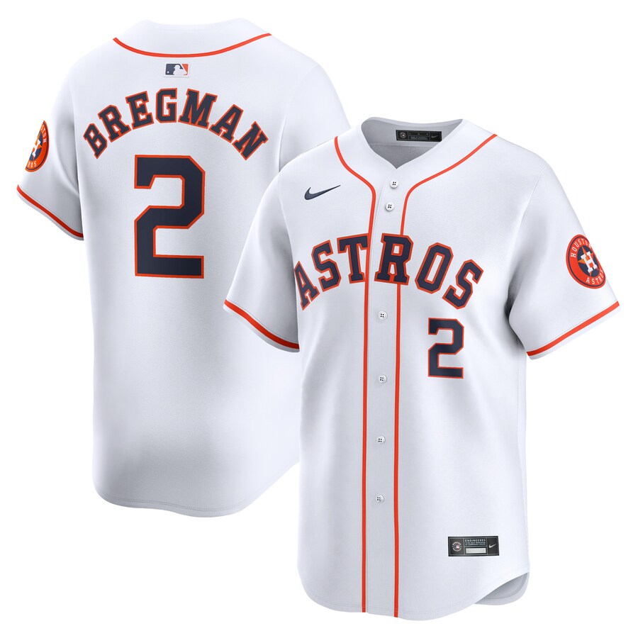 Alex Bregman Houston Astros Home Limited Player Jersey White
