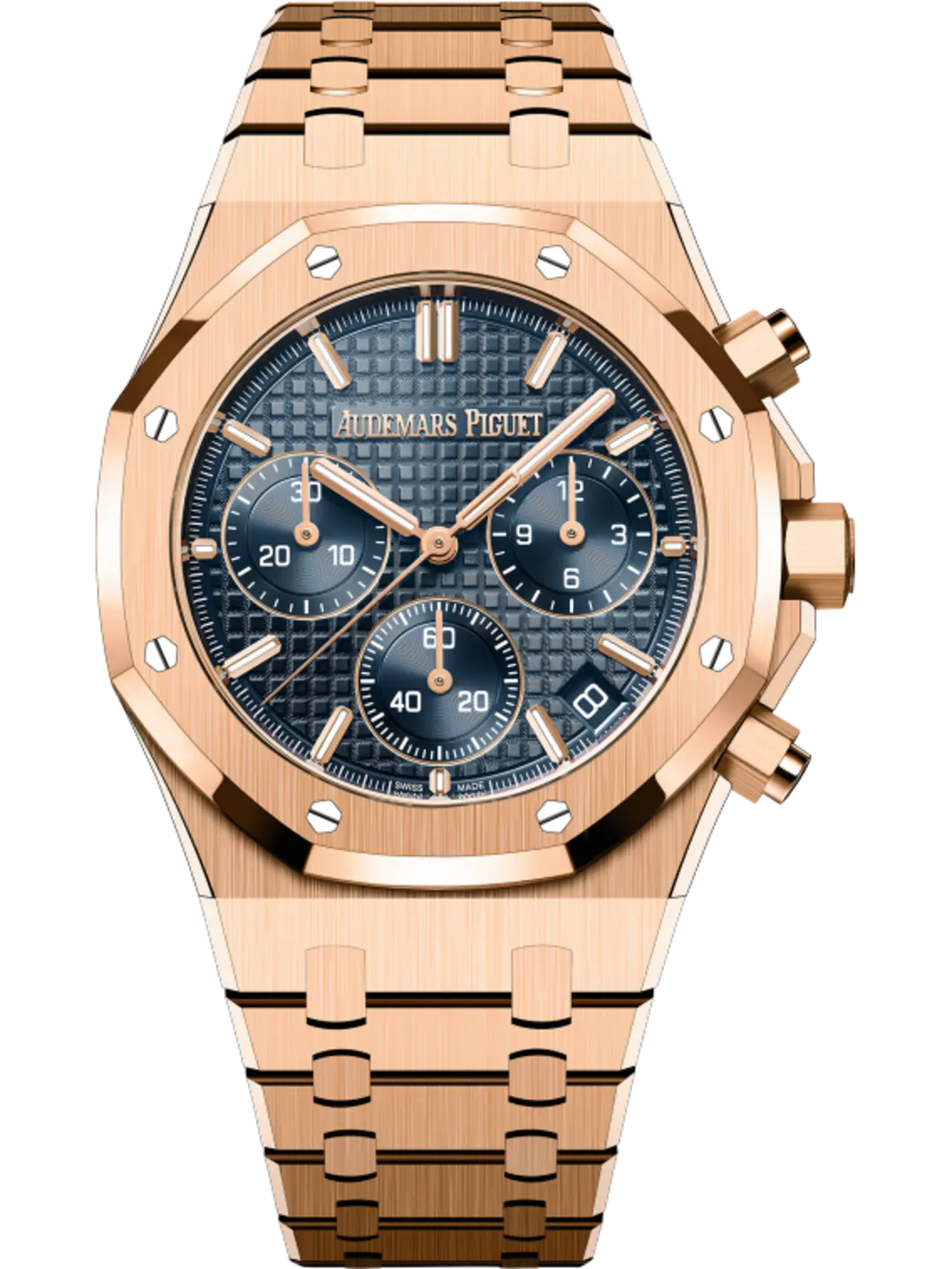 Audemars Piguet ROYAL OAK Pink Gold “Bleu nuit nuage 50” Dial CHRONOGRAPH 41mm