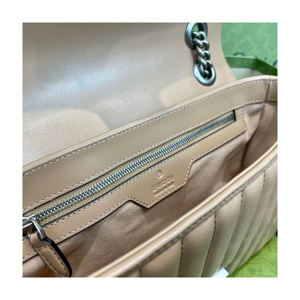 Gucci GG Marmont Small Shoulder Bag Beige