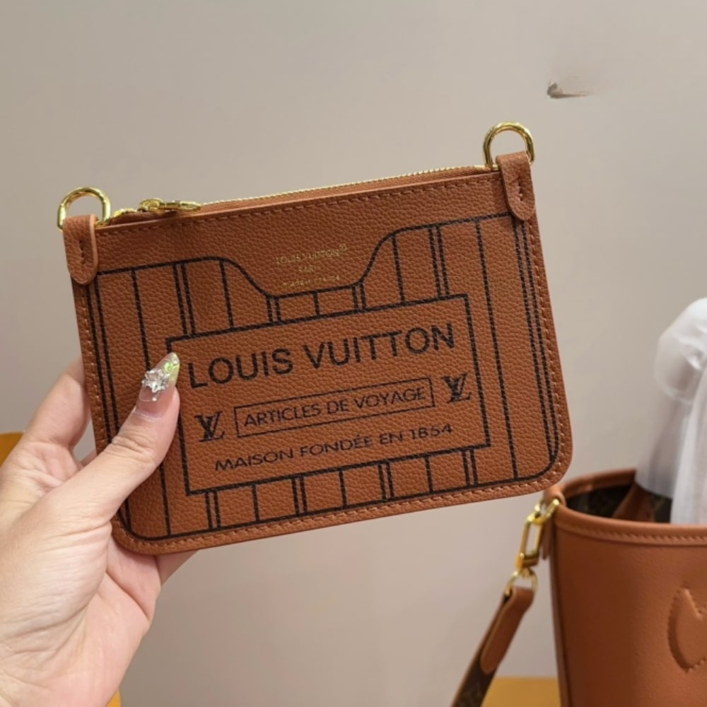 Louis Vuitton Neverfull Bandoulière Inside Out BB Monogram Brown 26Cm