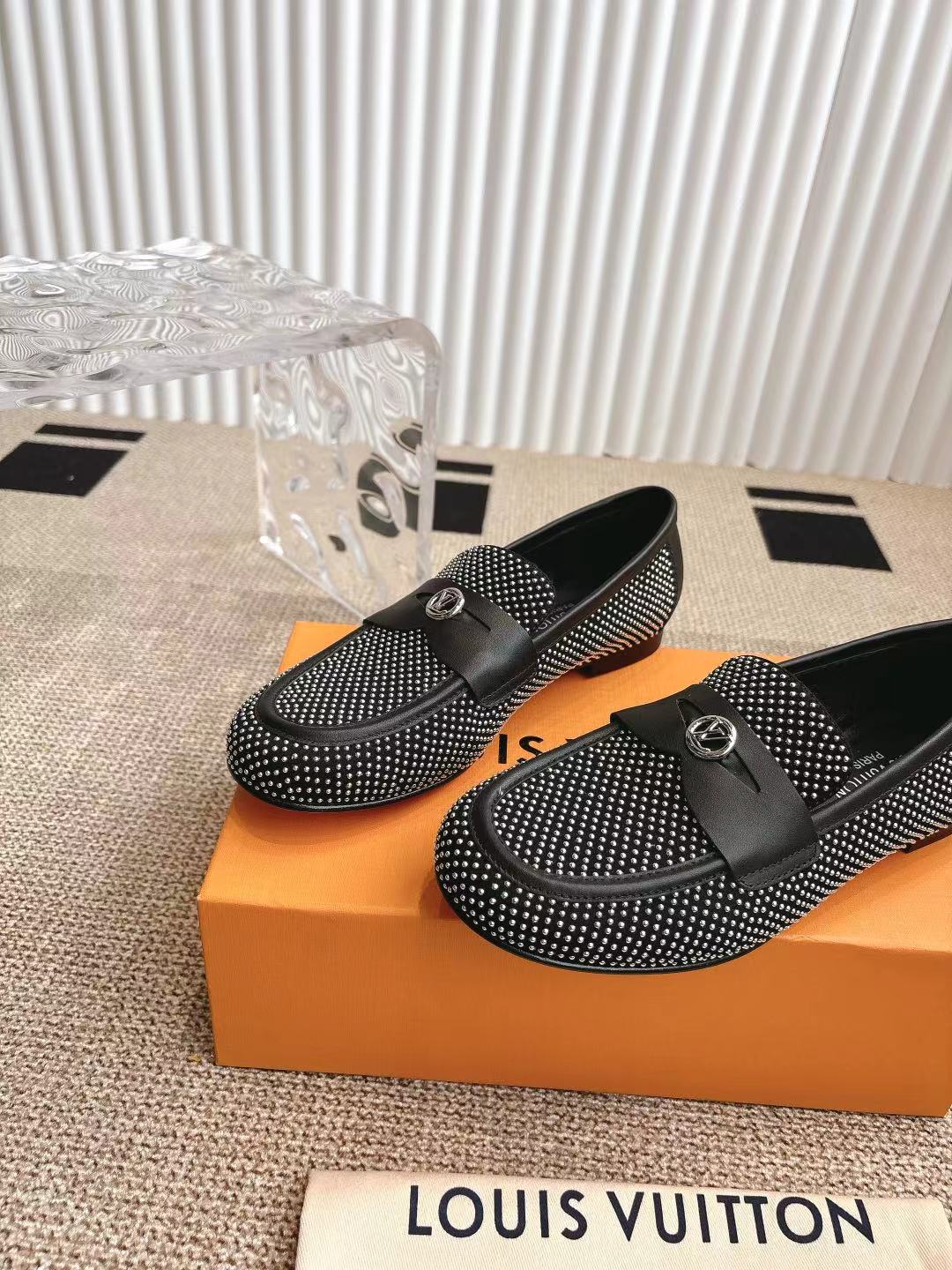 Louis Vuitton Soho Flat Loafer Black