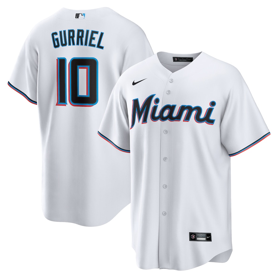 Yuli Gurriel Miami Marlins Player Jersey White