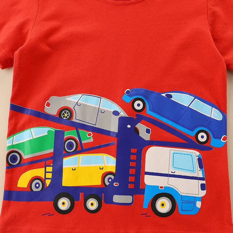 Cars on a Truck T Shirt