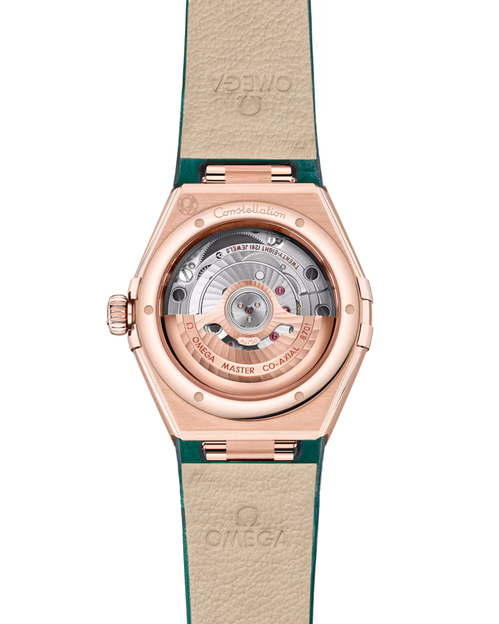 Omega Constellation Ladies' Selection 29mm Sedna™ gold on leather strap 131.53.29.20.99.002