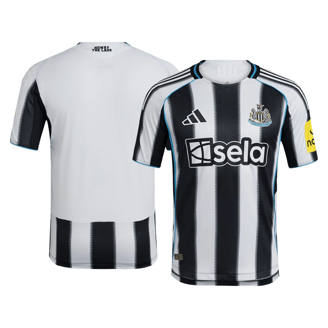Newcastle United Player Version Home Soccer Jersey 2025/26 Black&White