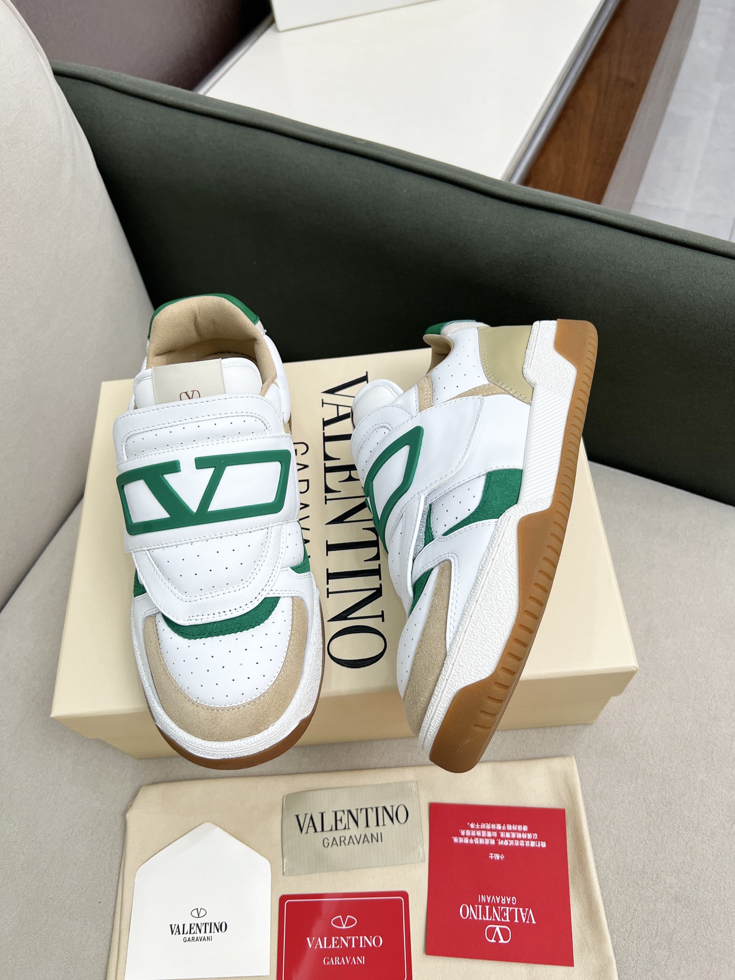 VALENTINO Joie De Jouer Low Top Sneaker In Nappa Calfskin
