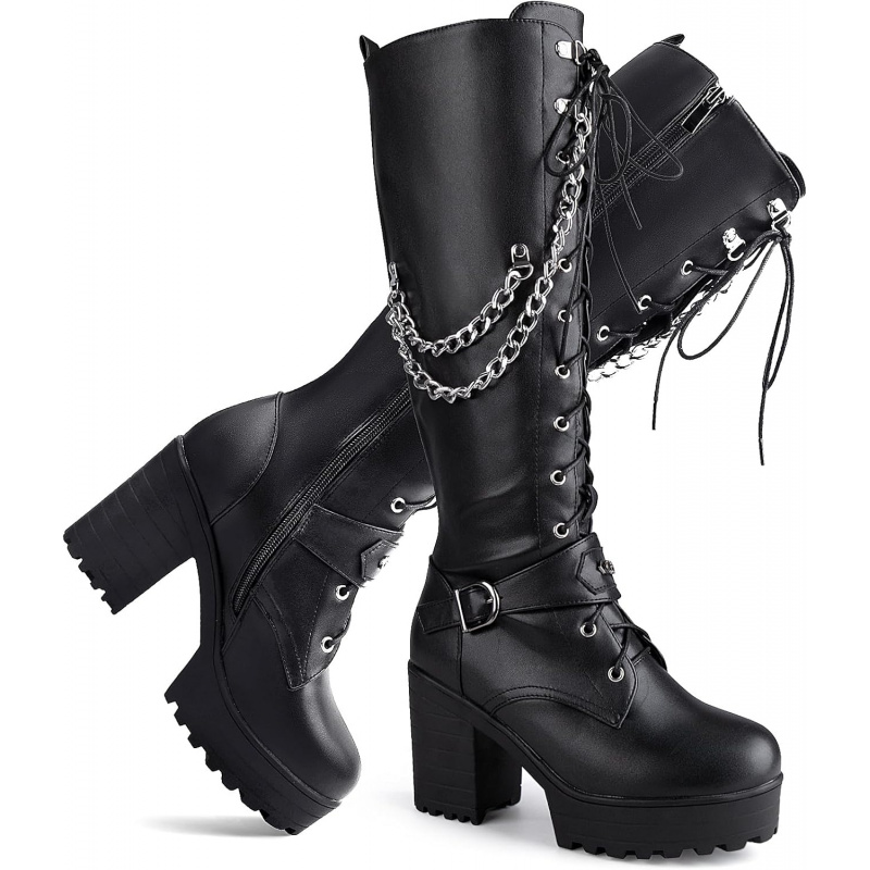 Ladies' Boots Women Fashion Platform Block