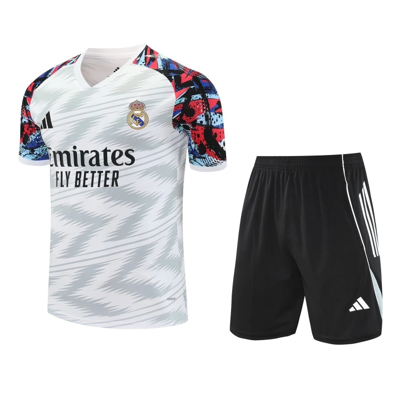2025-26 Real Madrid Short Sleeve Training Wear