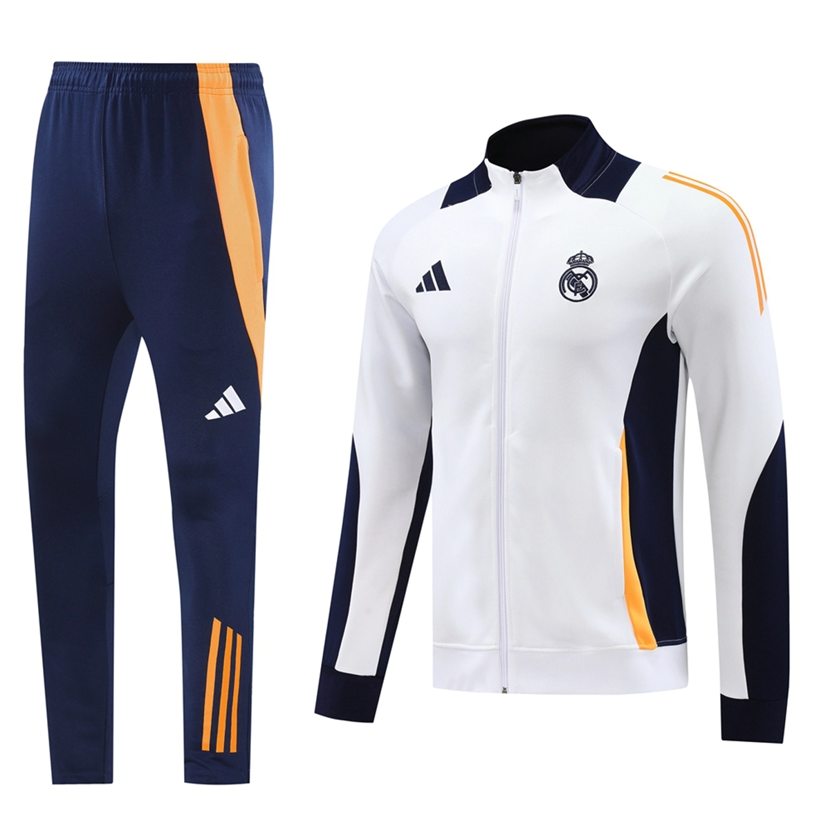 2024-25 Real Madrid 08 White Jacket Set