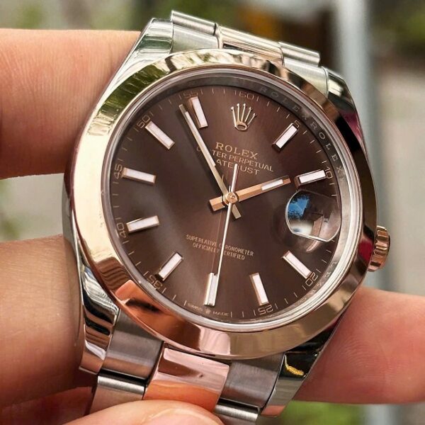 [Superclone] Rolex Datejust 41mm Chocolate Dial Jubilee 126303
