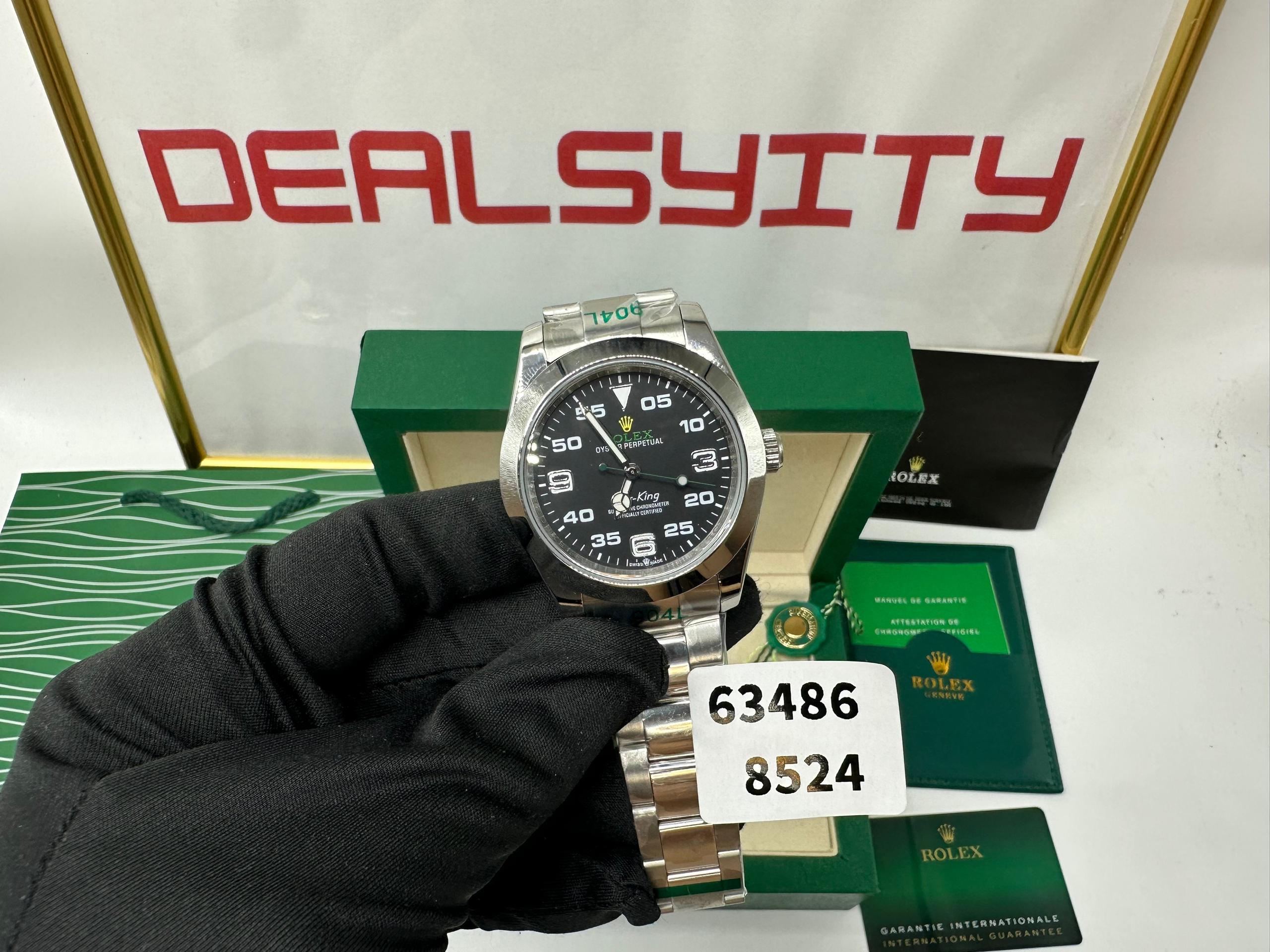 Rolex Air-King 38mm Black Dial 116900
