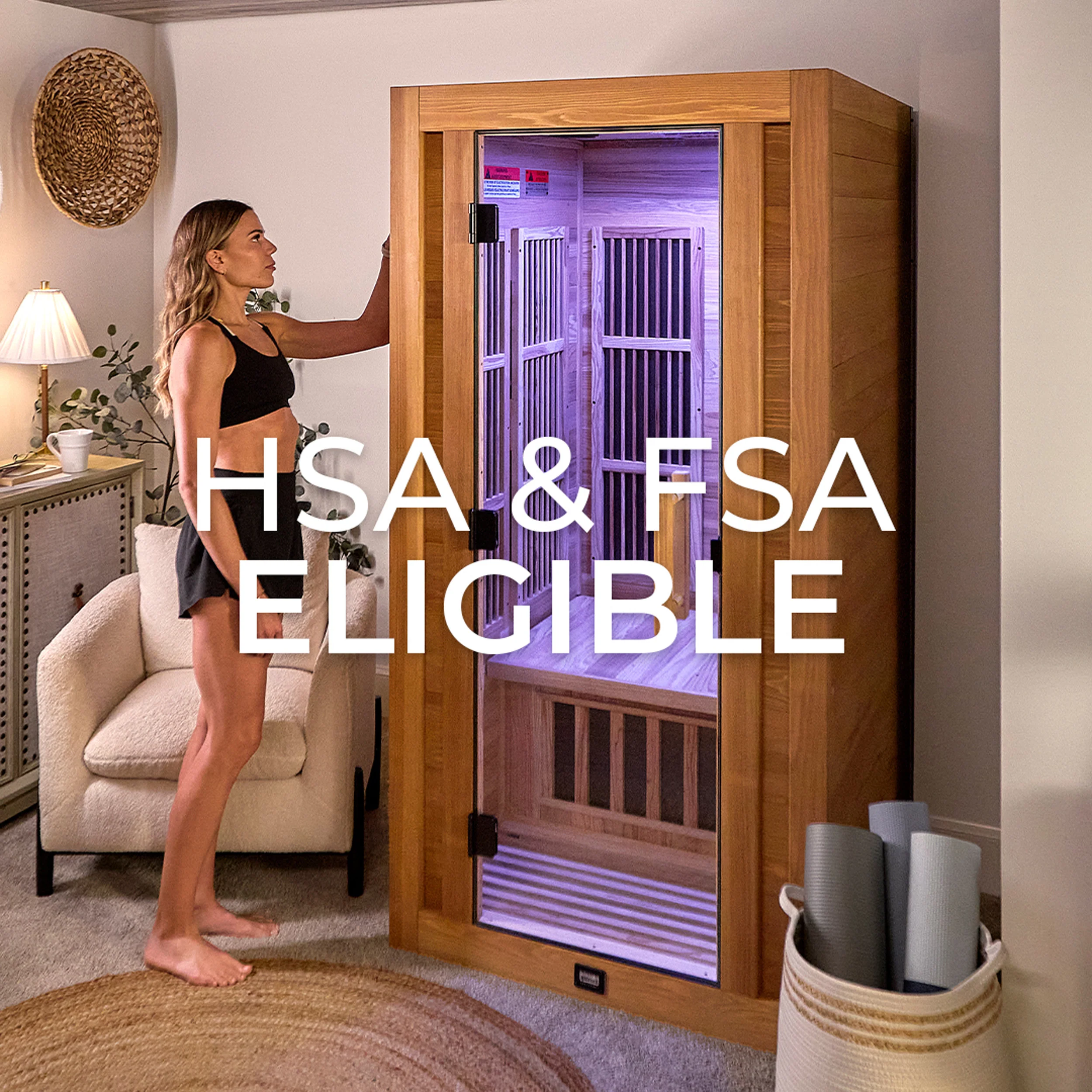 Rylan Indoor Infrared Sauna �?1 Person