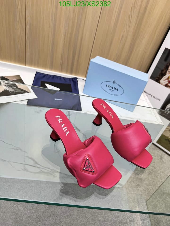 Prada Soft Padded Nappa Sandals