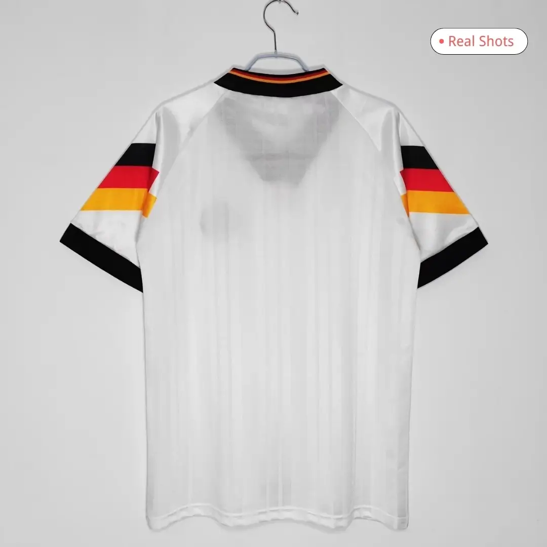 Retro Germany Home Football Jersey Euro 1992