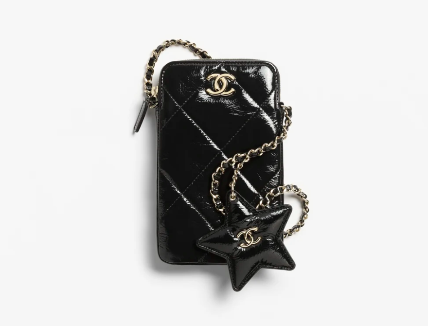 CHANEL Phone Holder with Chain