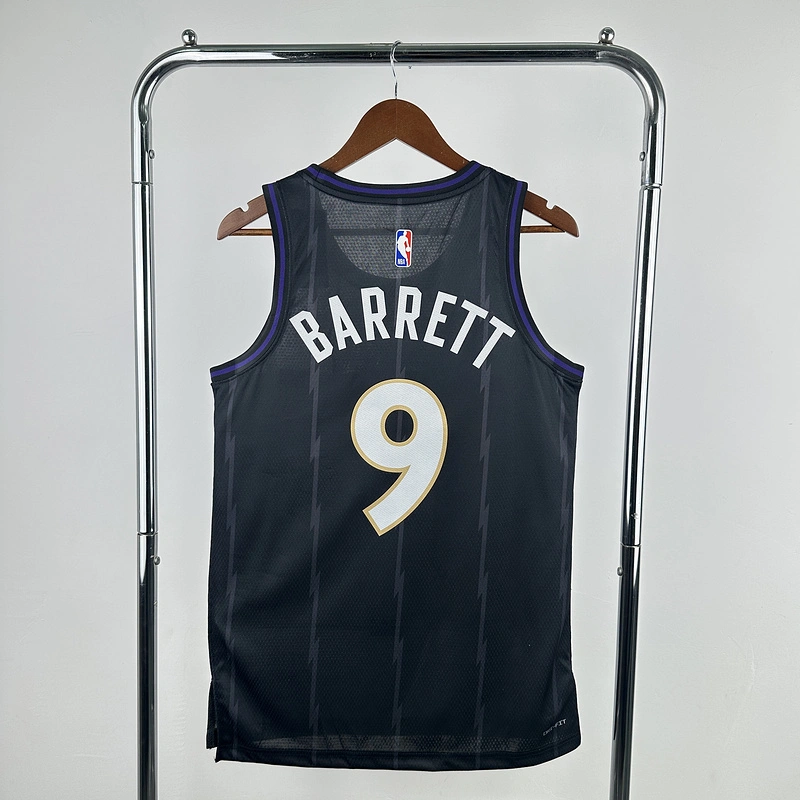 2025 NBA Toronto Raptors 9 BARRETT Basketball Jersey