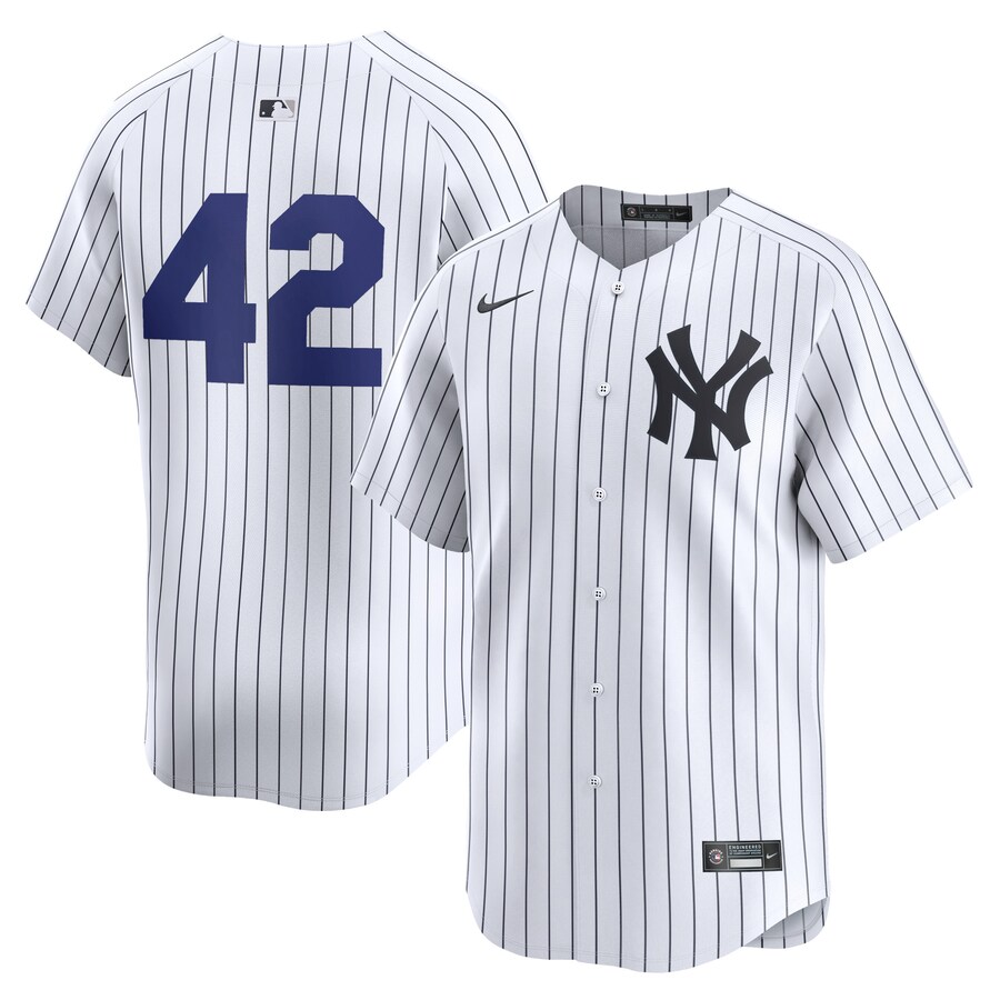 New York Yankees 2024 Jackie Robinson Day Home Limited Jersey  White