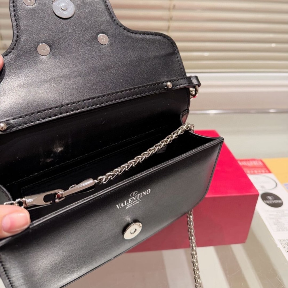 Valentino Locò Small Jewel Logo Black 20Cm 3W2B0K53Cwr249