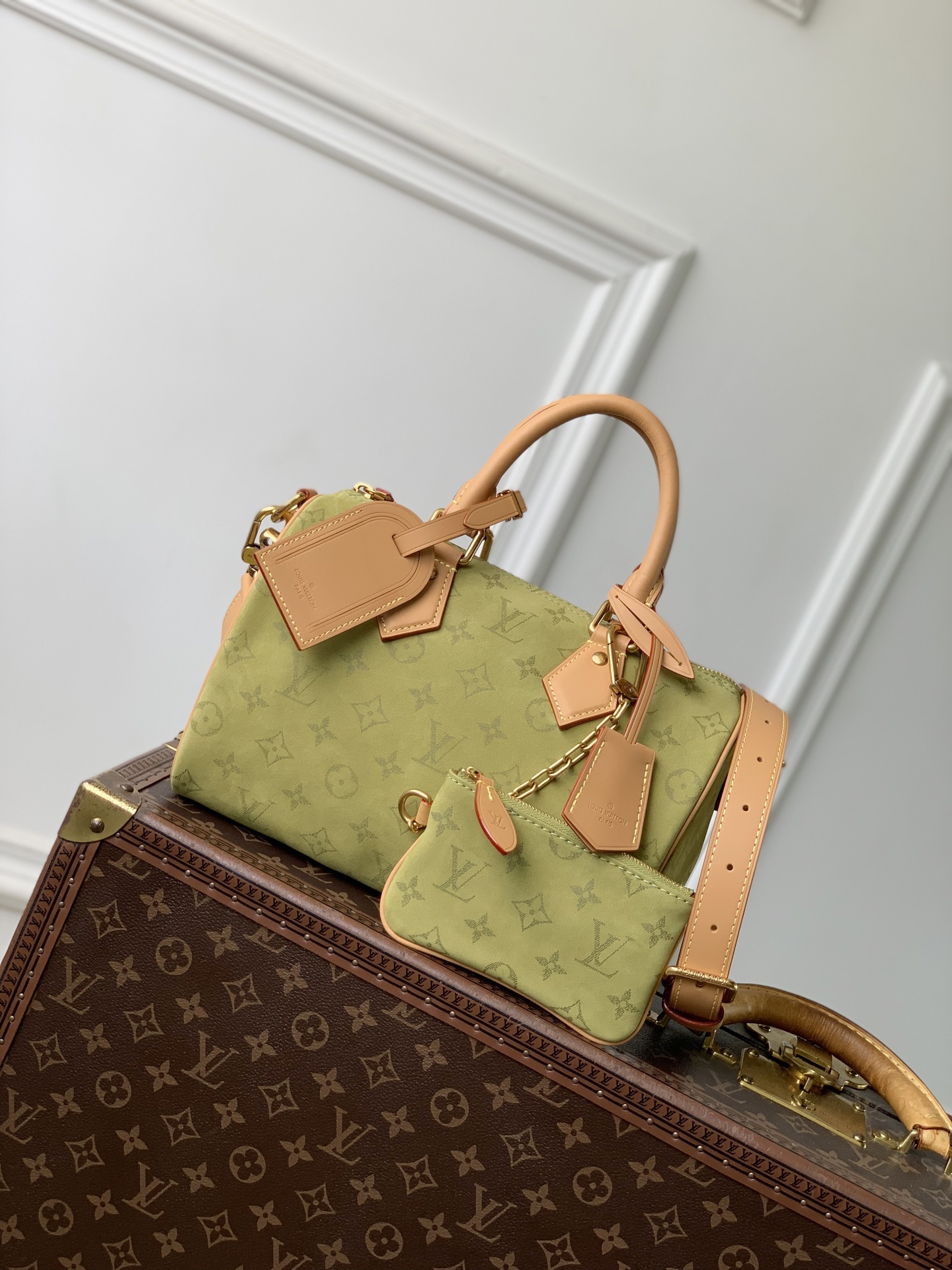 LV  Speedy Bandoulière 25 – Green