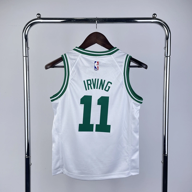 2023 NBA Boston Celtics kids 11 IRVING Basketball Jersey