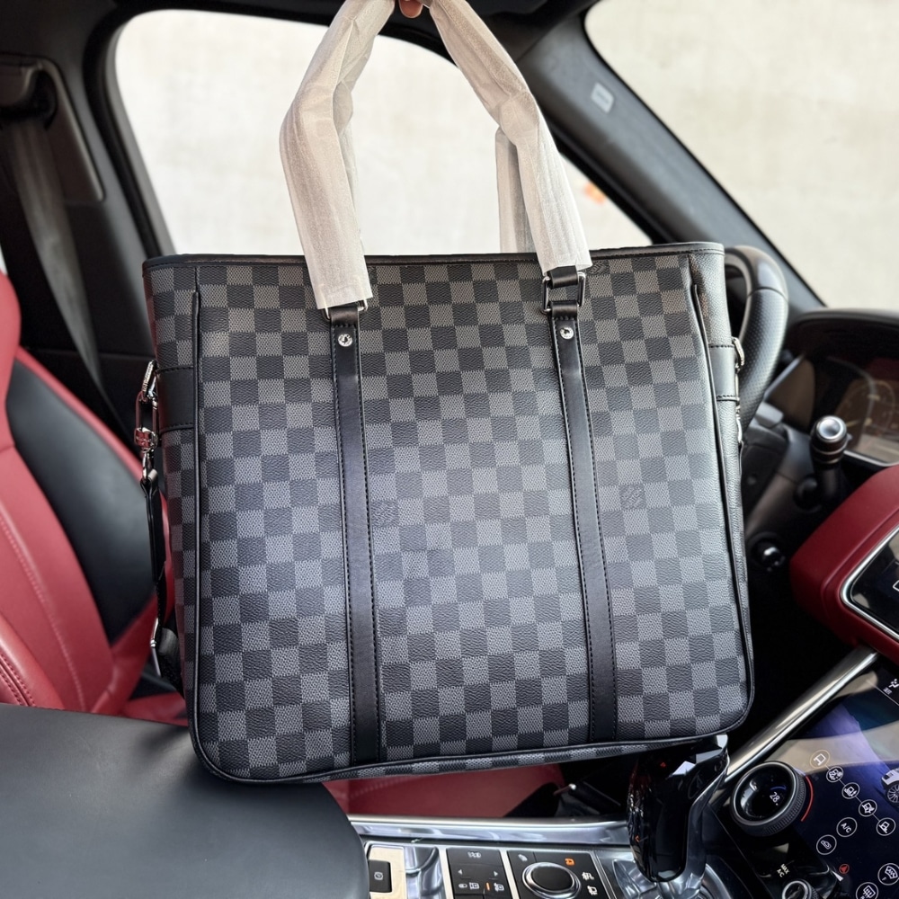 Louis Vuitton Damier Graphite Tadao PM Black 34cm