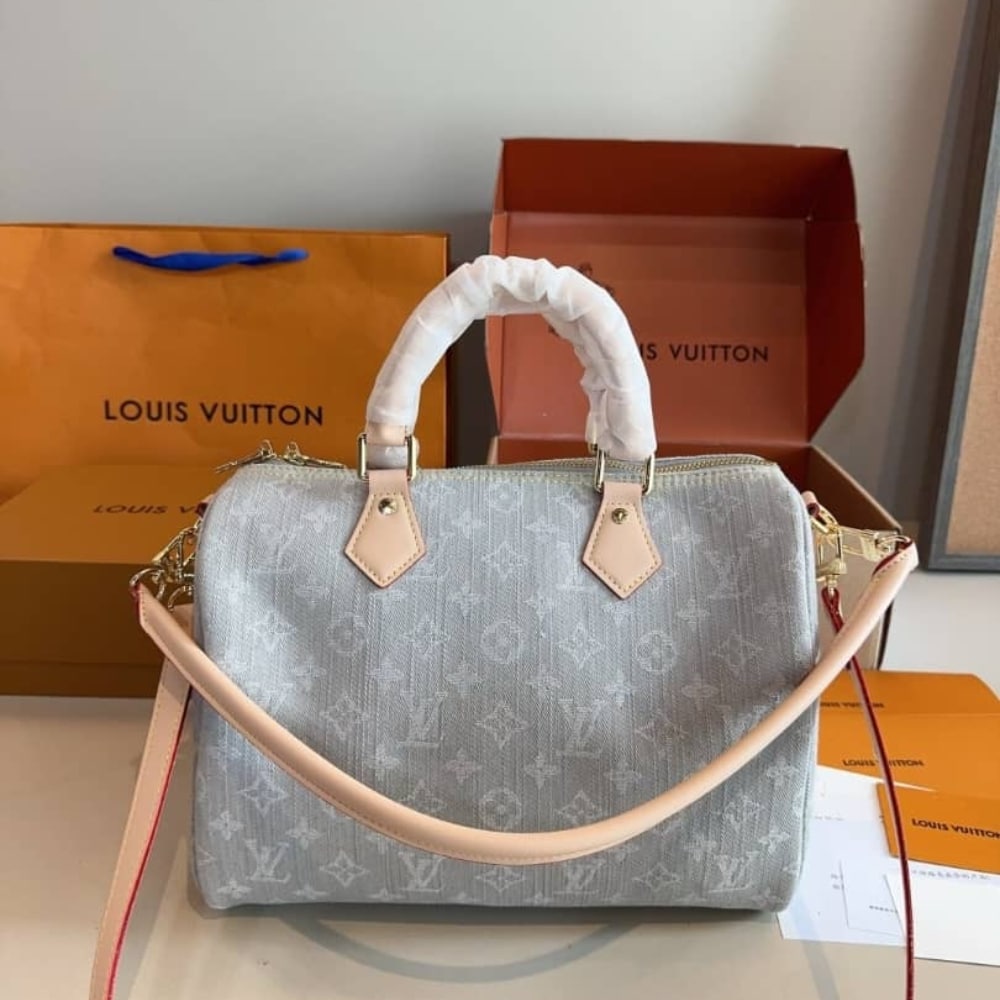 Louis Vuitton Speedy Soft 30 Washed Gray 30Cm M13344