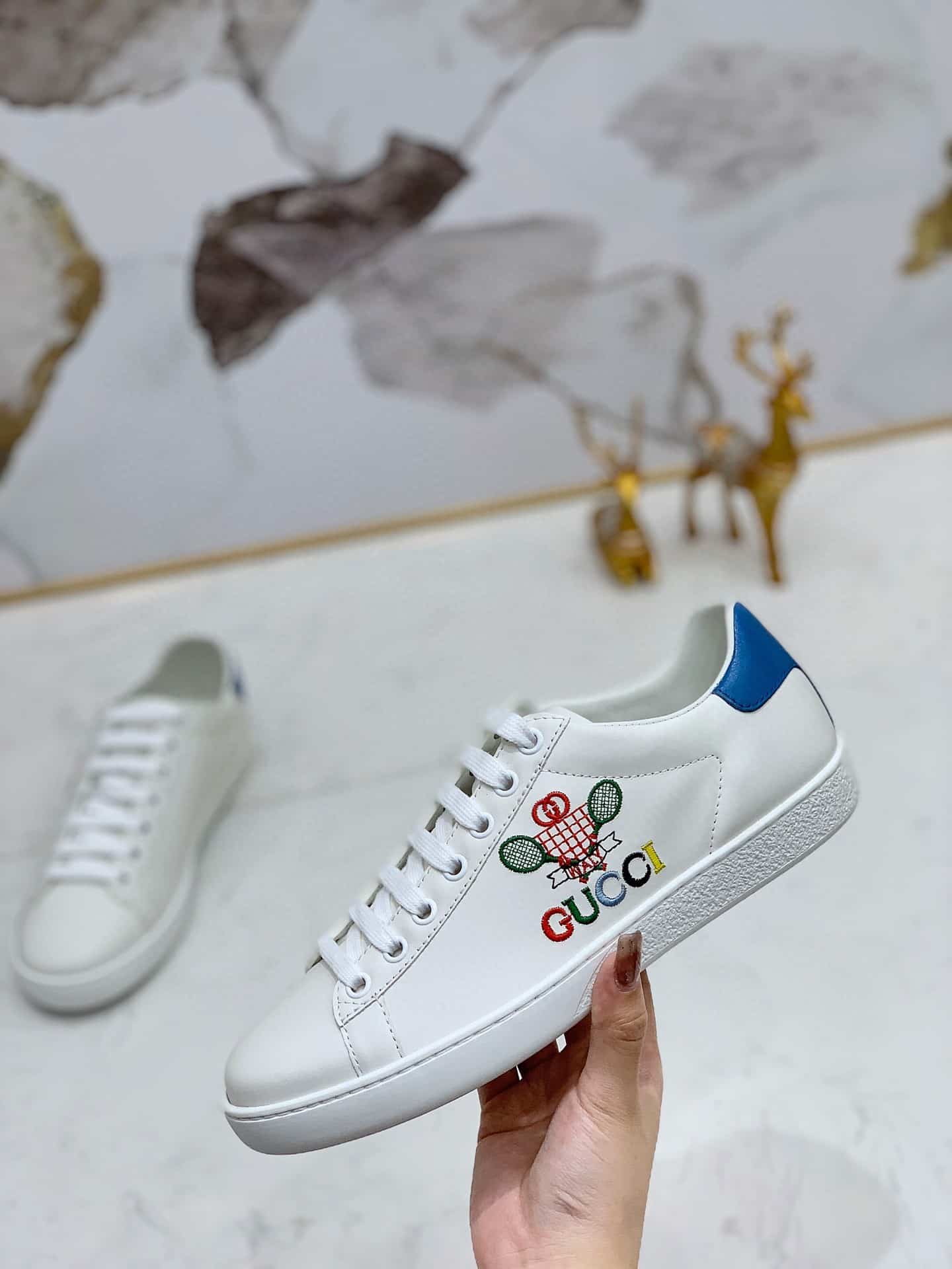 Gucci Ace Tennis ‘White’ 602684 Ayo70 9096