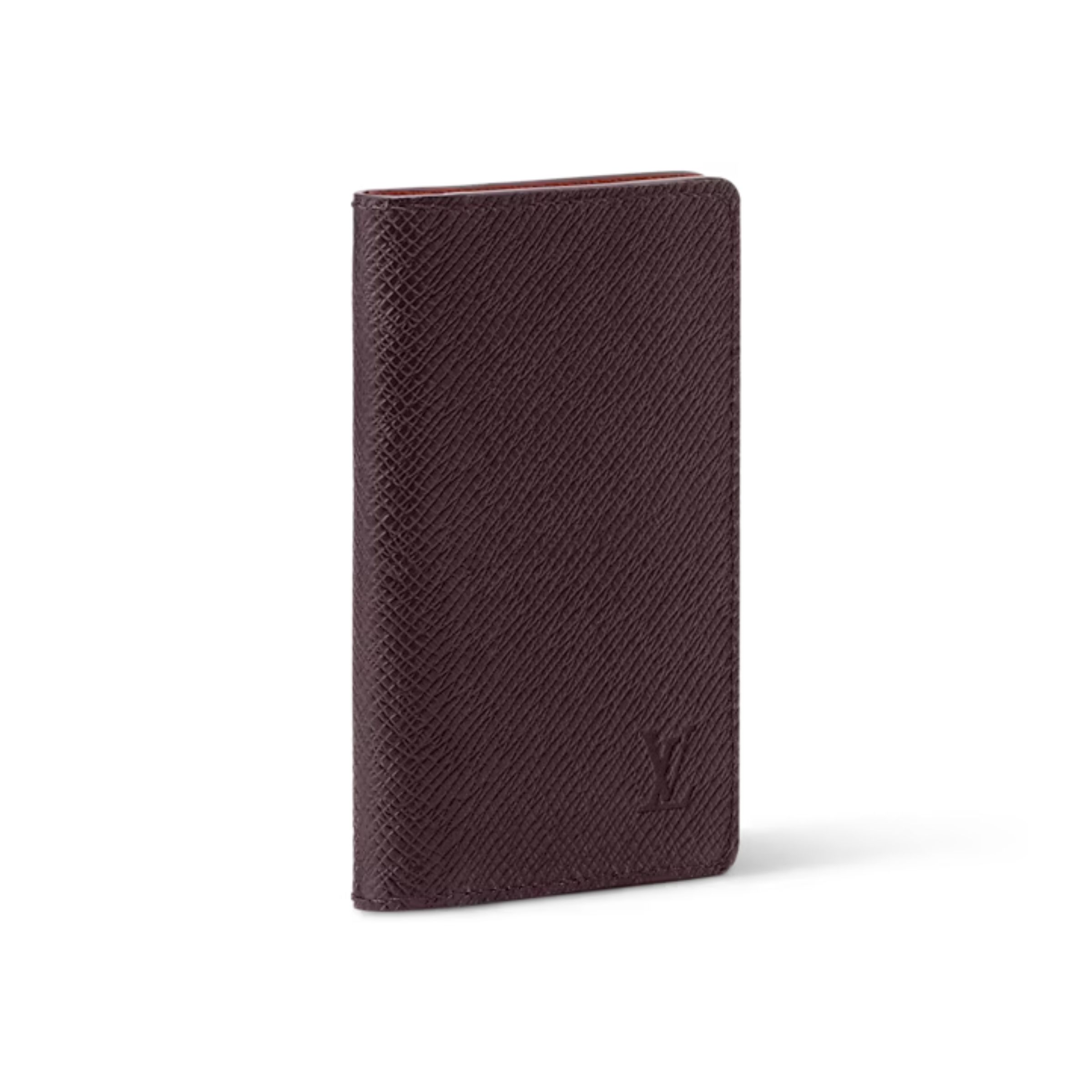 Louis Vuitton Pocket Organizer 7.5cm Acajou Brown/Rust M25879