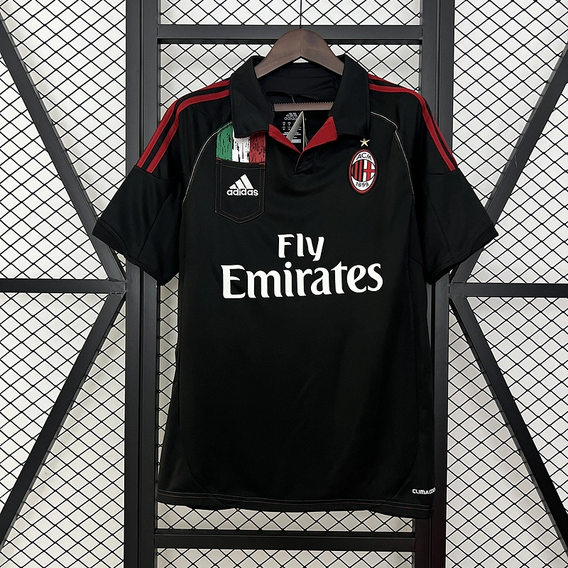 Retro 2012-13 AC Milan Away El Sharawy Ibrahimovic Football jersey retro