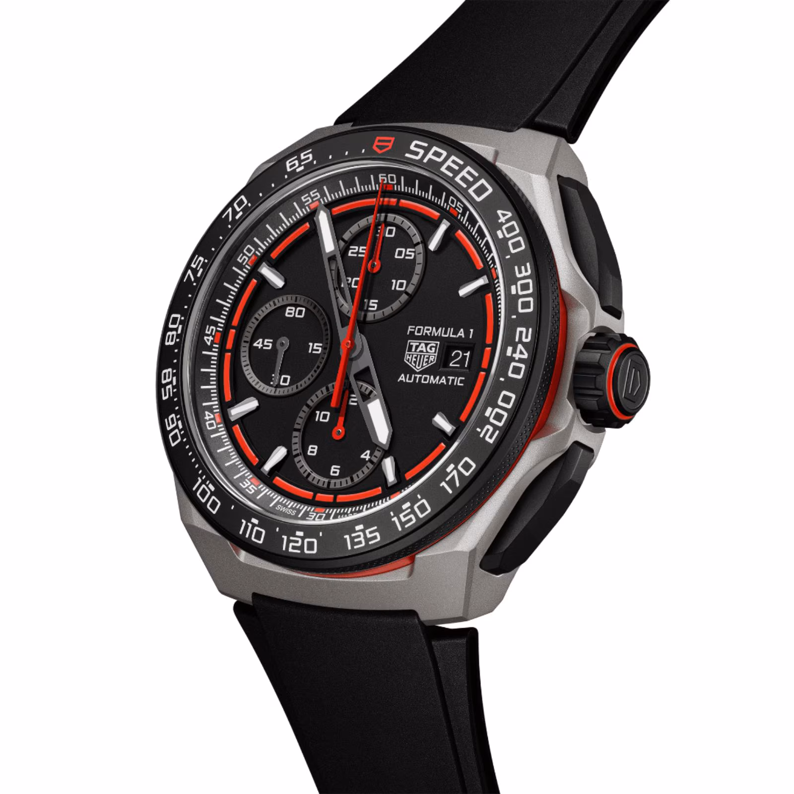 TAG Heuer Formula 1 Chronograph Automatic 44mm Mens Watch Black CBZ2082.FT8096