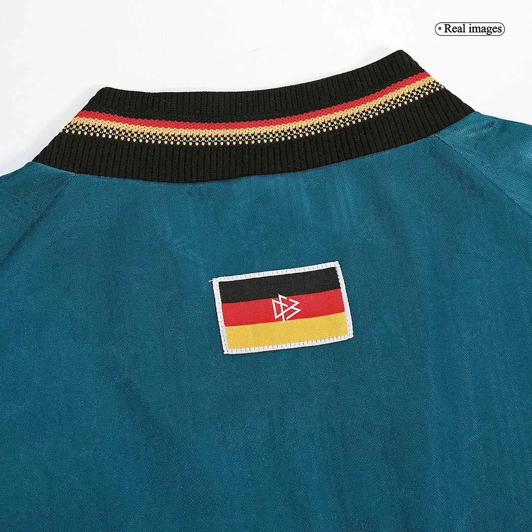 Retro Germany Away Football Jersey Euro Cup 1996