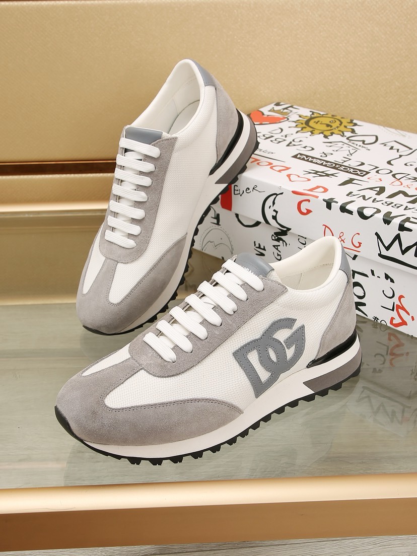 DOLCE & GABBANA Mixed-material DG CUSHION sneakers