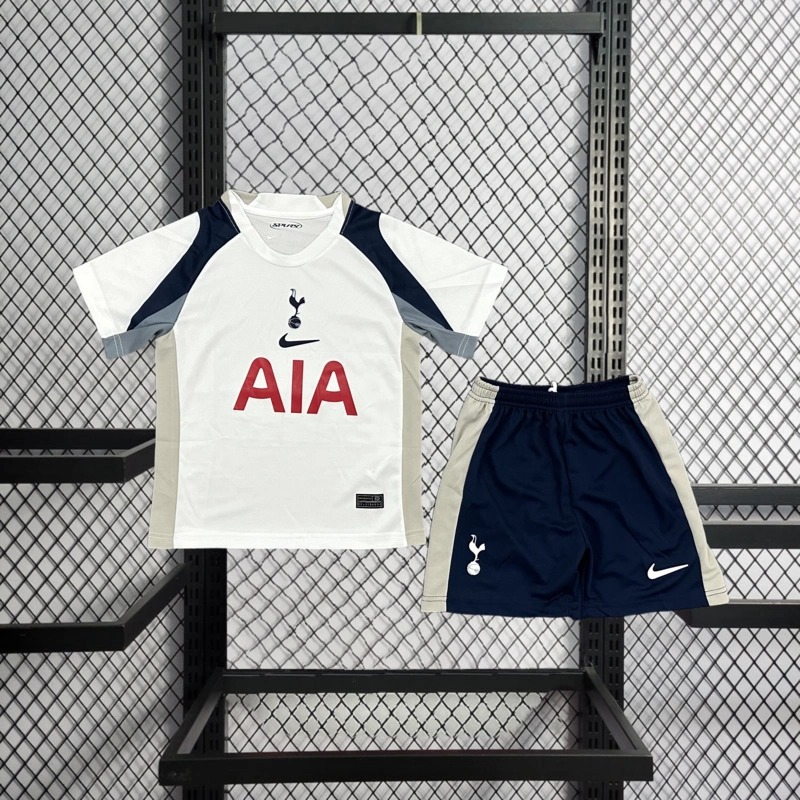 2025-26 Tottenham Hotspur Home Kids Football Jersey