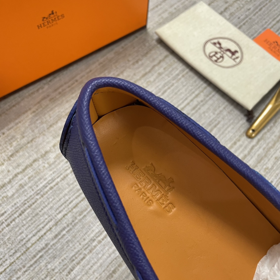 HERMES IRVING LOAFER BLUE/BLACK