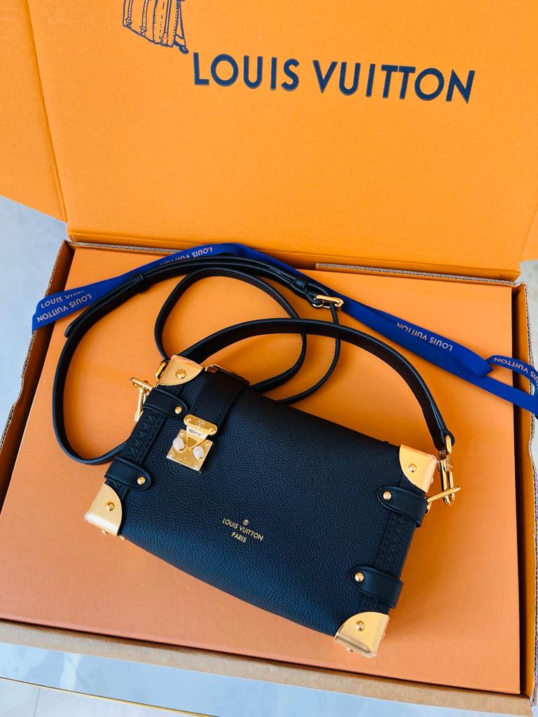 Louis Vuitton PM Side Trunk Bag Black 19cm M23817