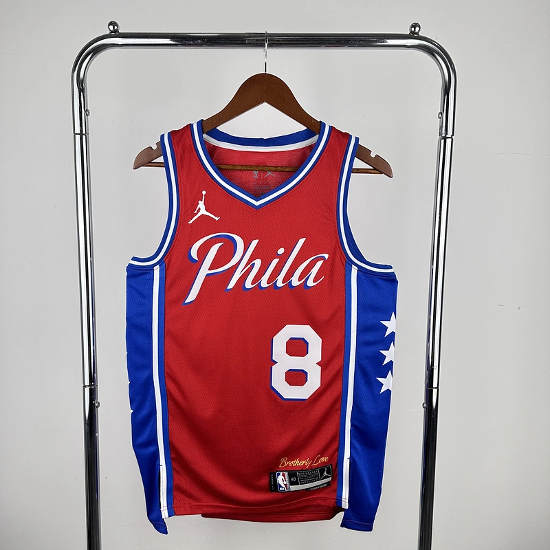2023 NBA Philadelphia 76ers 8 GEORGE Basketball Jersey