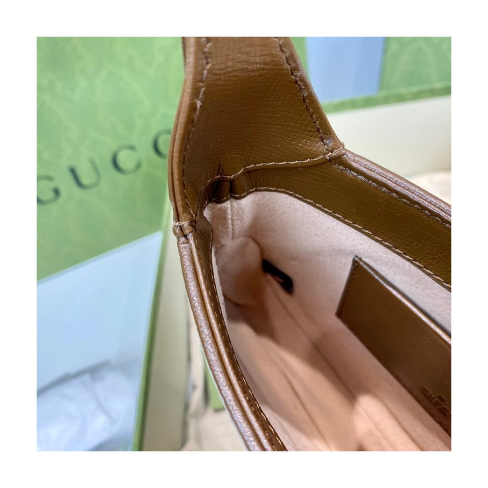 Gucci Jackie 1961 Mini Shoulder Bag in GG Canvas 19cm