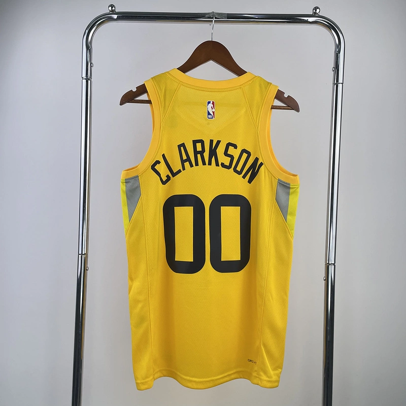 2023 NBA Utah Jazz 00 CLARKSON Basketball Jersey