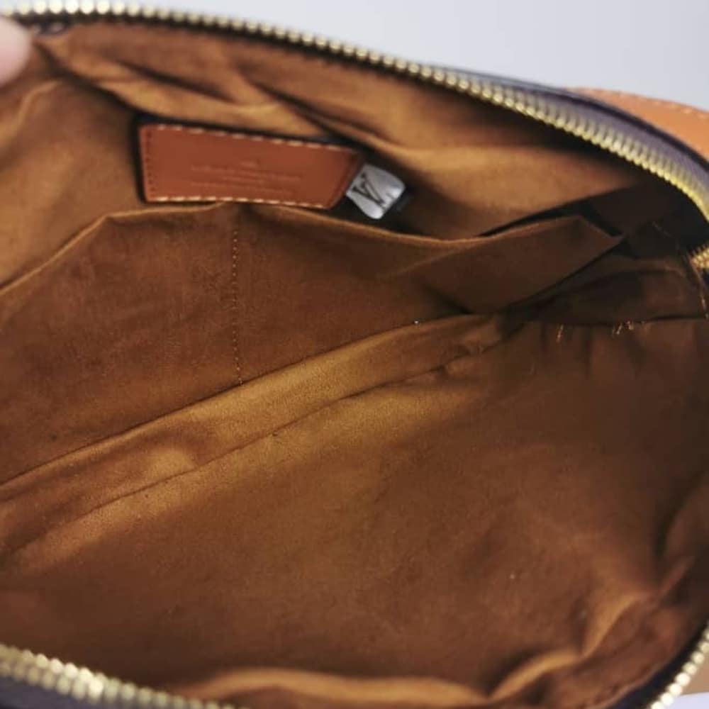 Louis Vuitton Trio Messenger Bag Monogram Stripes Brown 25cm M45965