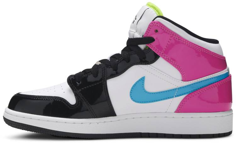 Air Jordan 1 Mid SE GS Cyber Active Fuchsia CZ9835-100