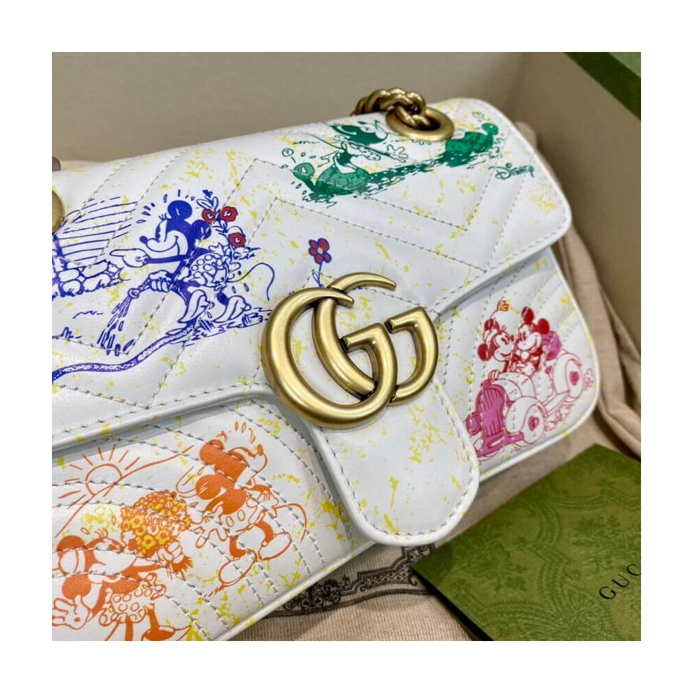 Disney x Gucci GG Marmont Small Shoulder Bag 23cm