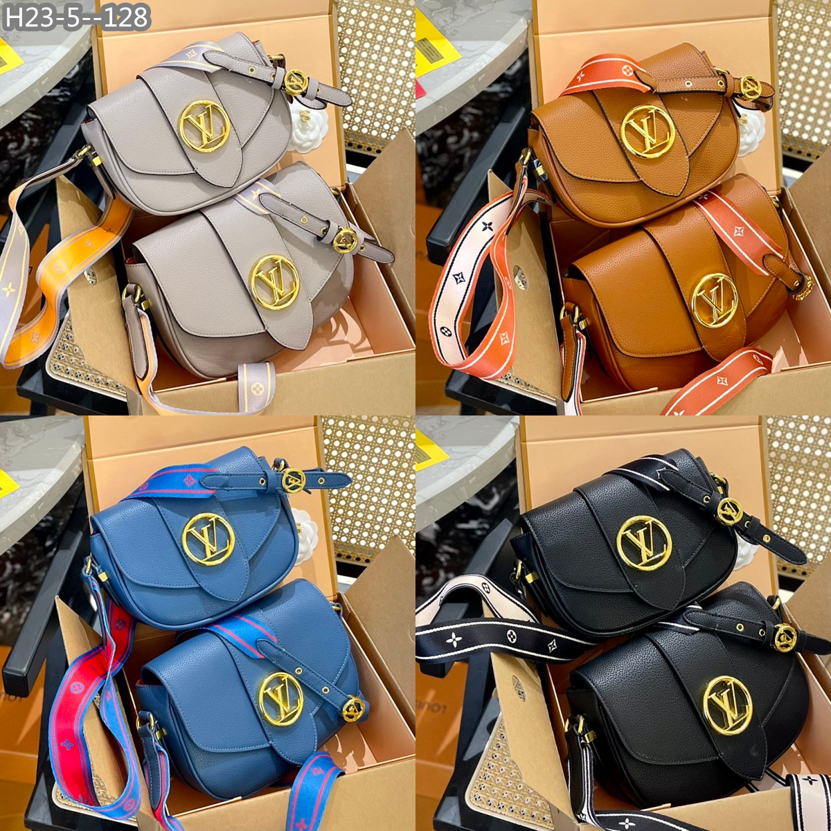 Louis Vuitton Pont 9 Soft Pm Blue 20Cm M58964