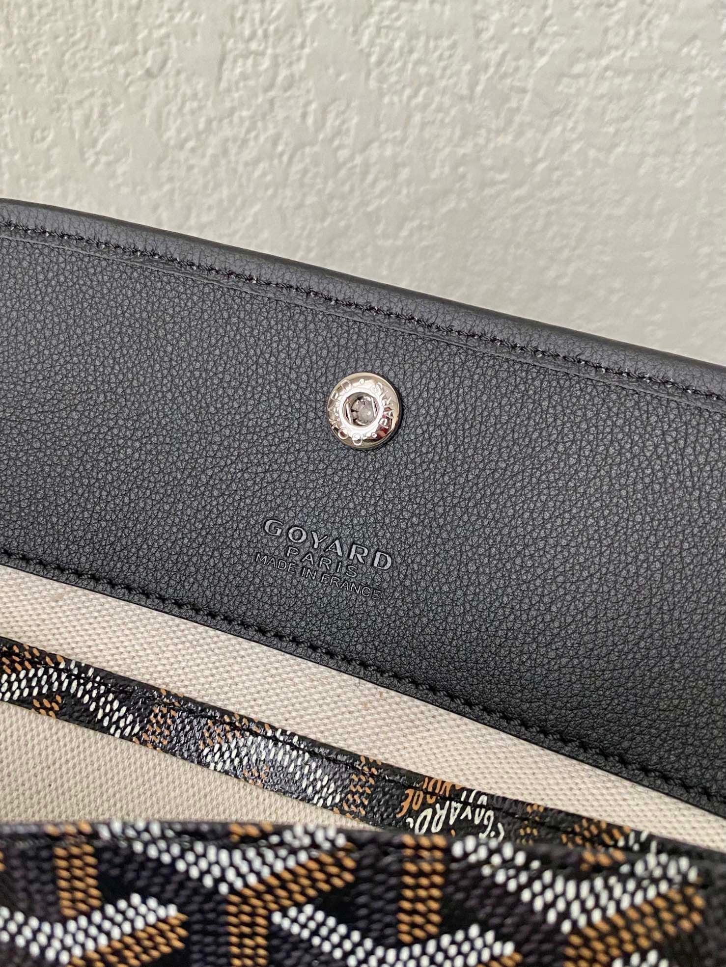 Goyard Saint Louis Gm 40Cm Black Canvas
