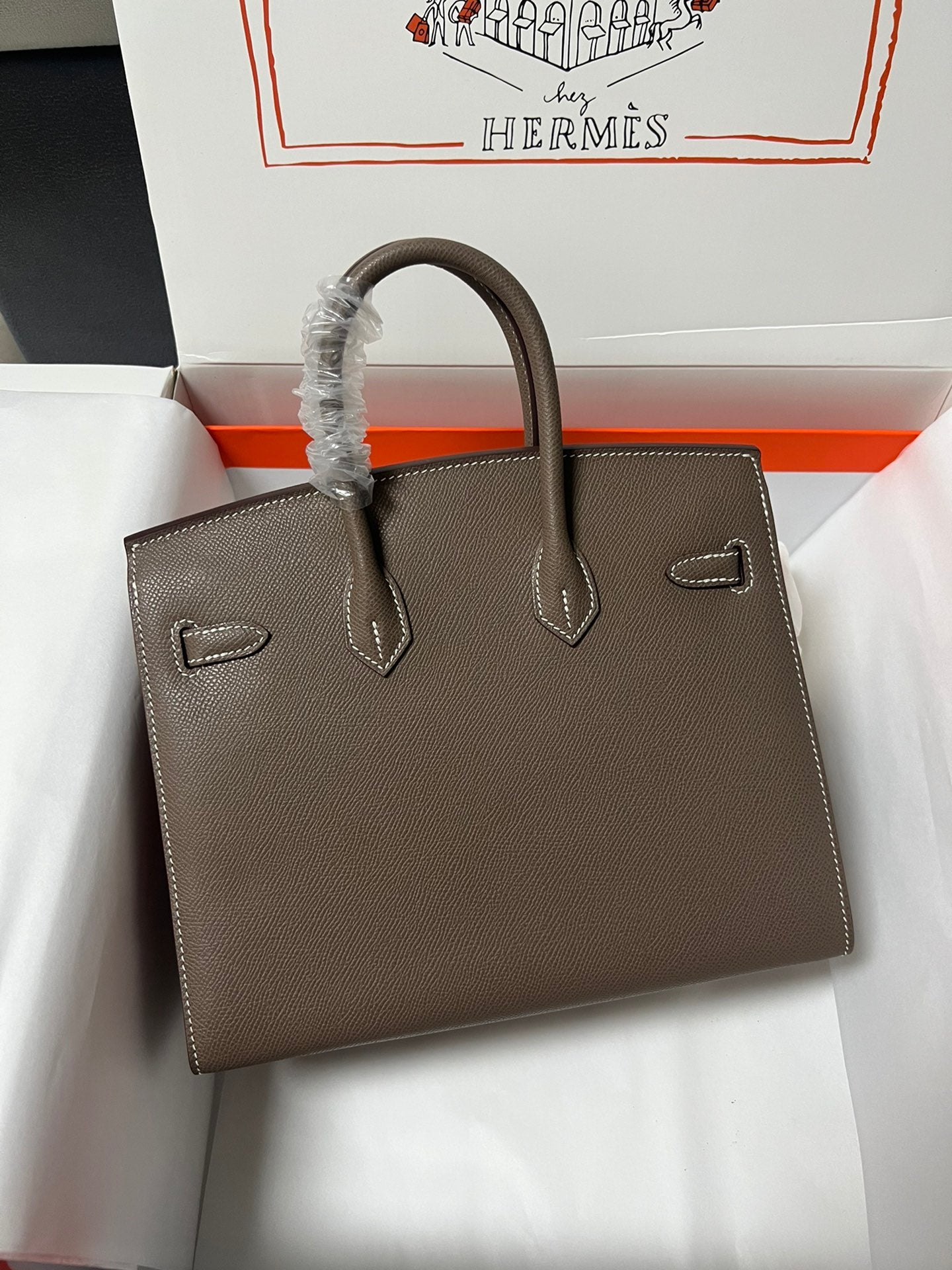 Hermes Birkin Sellier Vert De Gris Epsom Leather Gold Hardware